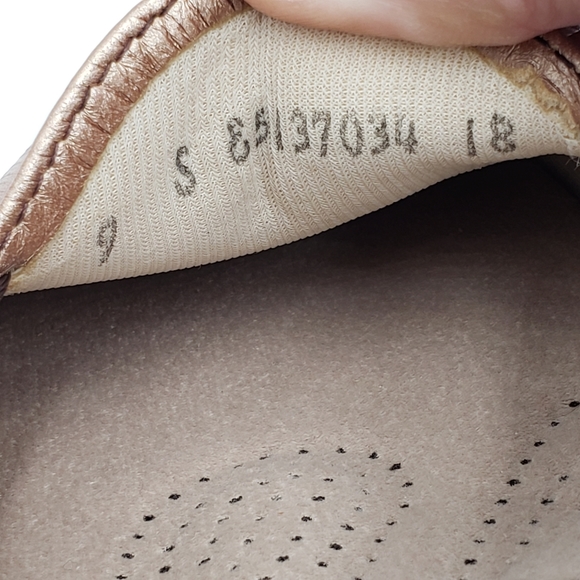 9S Slim SAS Simplify Copper Slip On Loafer Womens Tripad Shoes Leather - Picture 9 of 9